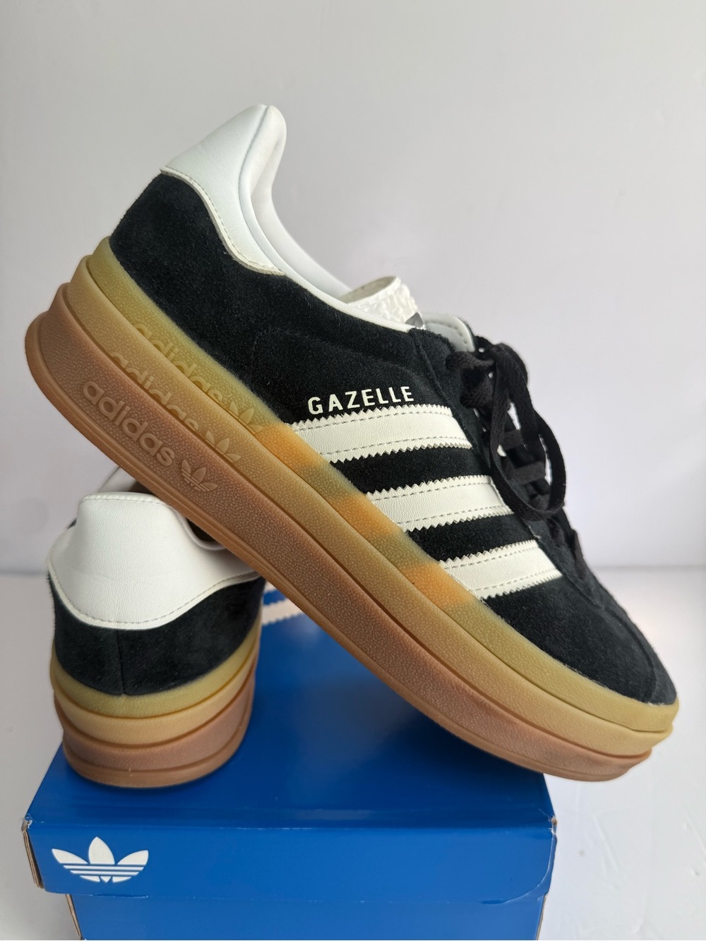 Adidas Gazelle Bold Black - Women’s 8.5 - IE0876 - New